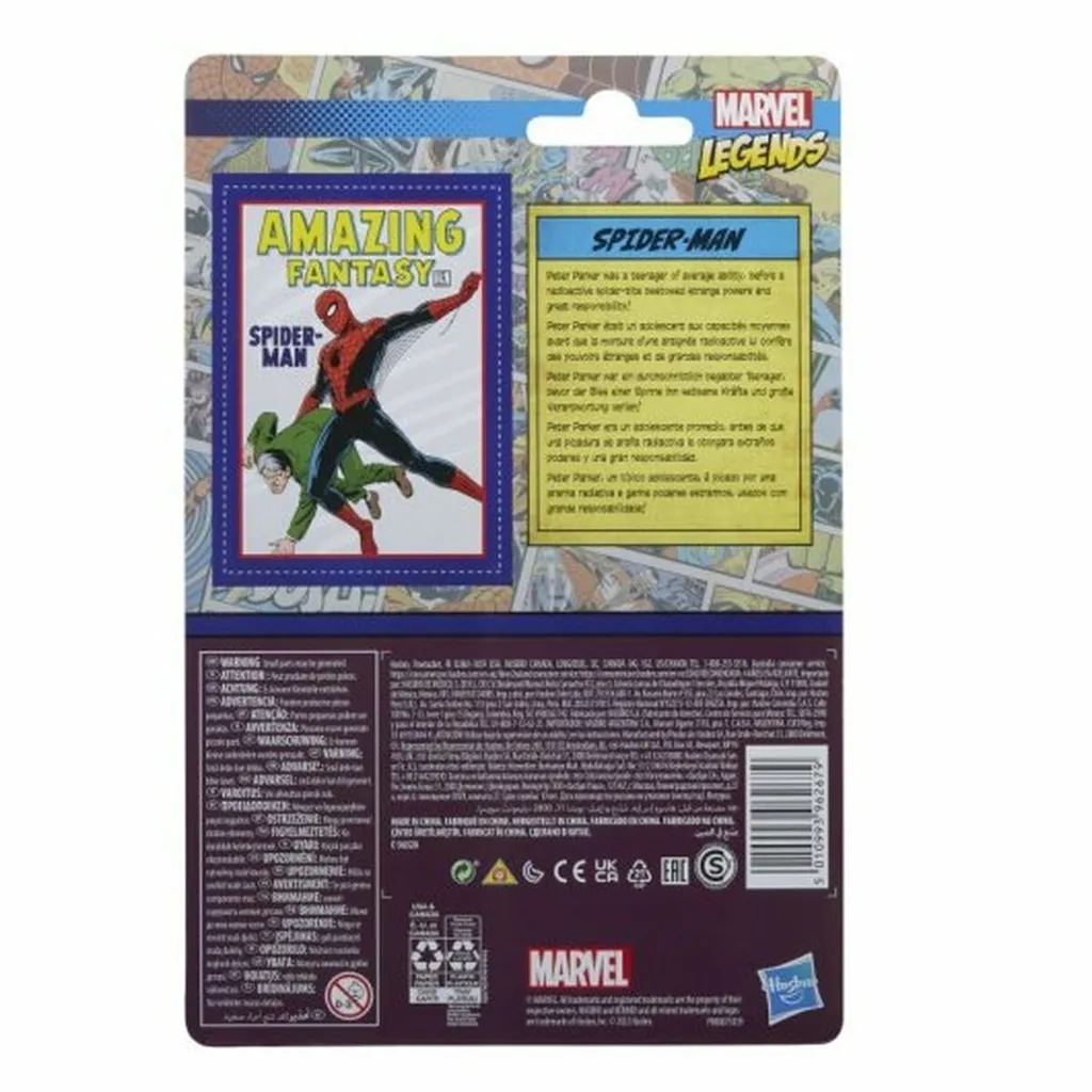 Figurine Spider-Man Retro Marvel Legends de 9.5 cm articulée - 5