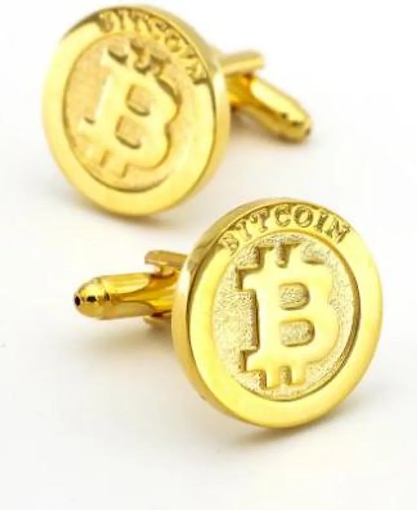 Boutons de manchette Bitcoin pour personnaliser votre costume sobre