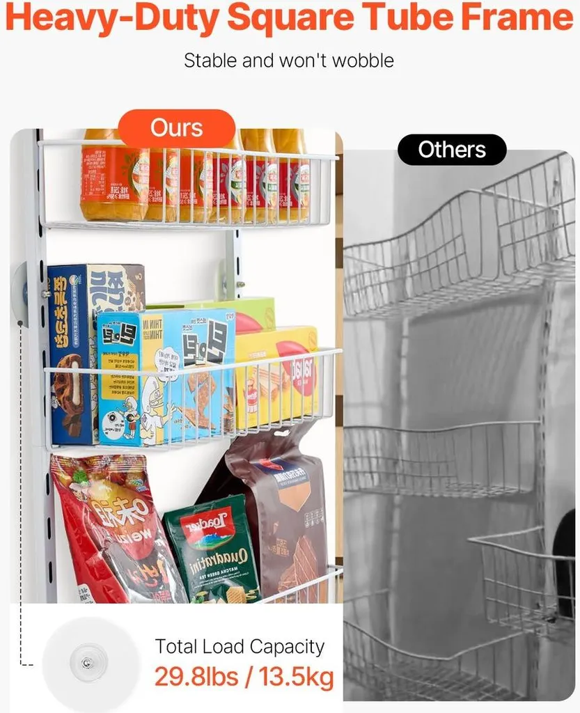 Étagère de porte ajustable 9 niveaux pour optimiser les petits espaces - 3