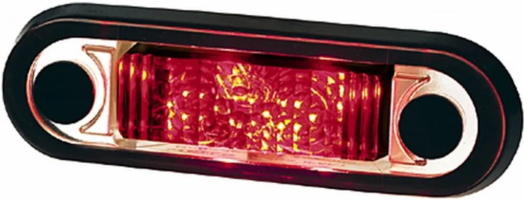 10 Luci LED Di Marcatura Bianche 24V Per Rimorchi E Camion - Fari Universali Impermeabili