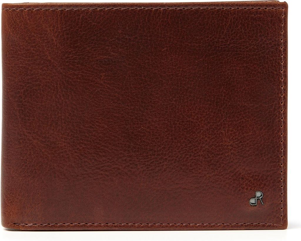 dR Amsterdam Leder Herren-Geldbörse mit RFID | Anti-Skim Kartenhalter | Milan - 28559 Cognac