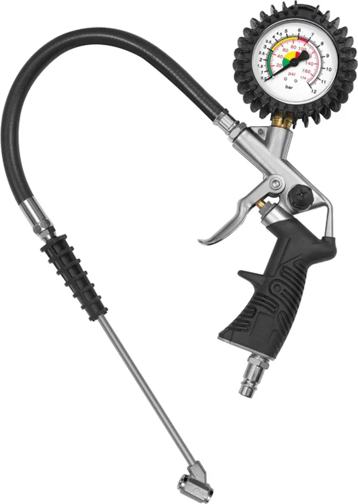 Misuratore manuale di pneumatici versione standard, non calibrato, con ugello per stazioni di servizio DN 7,2 RIEGLER