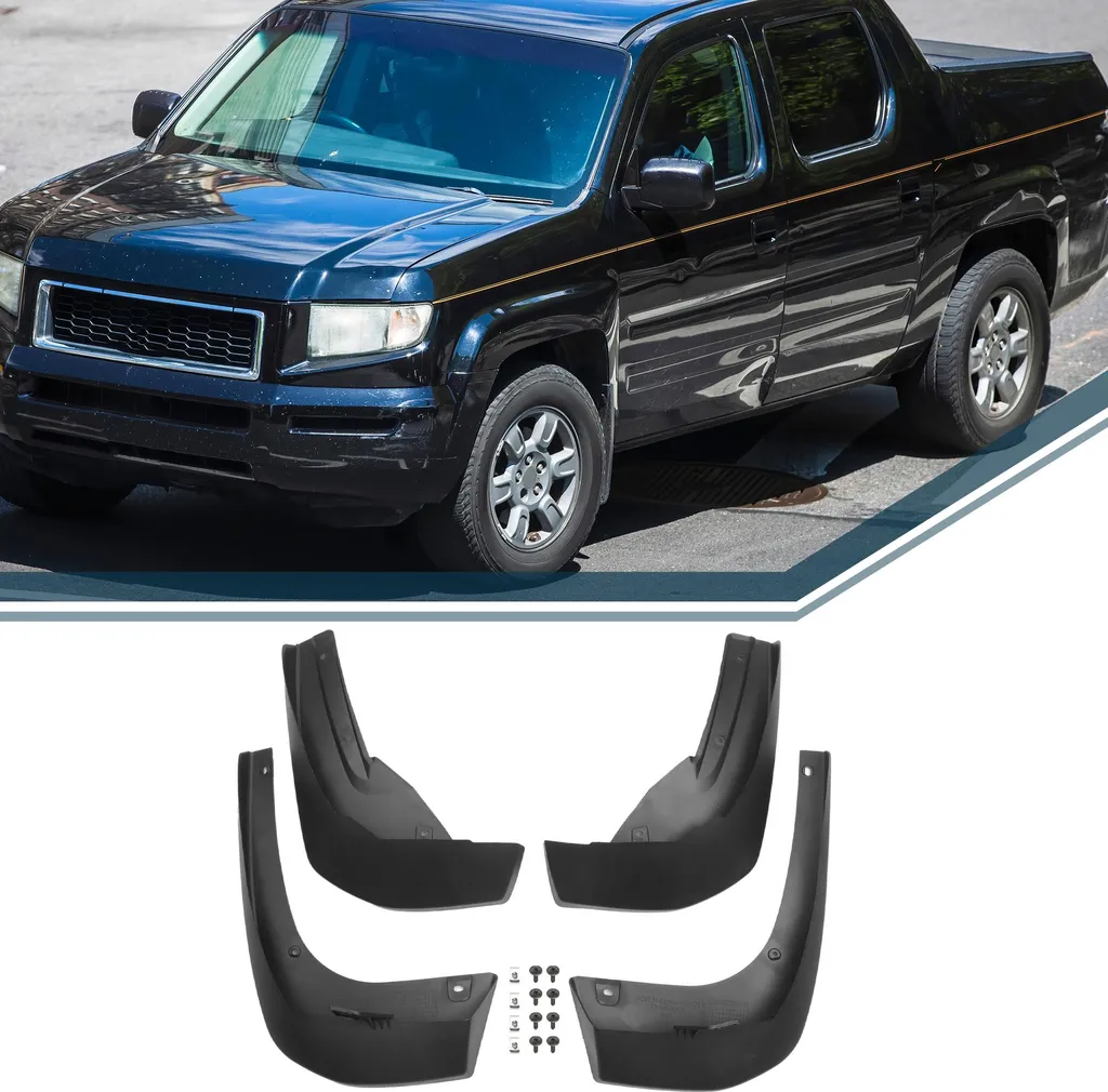 Protège-Boue Honda Ridgeline 2017-2023 - Kit de Montage Haute Qualité