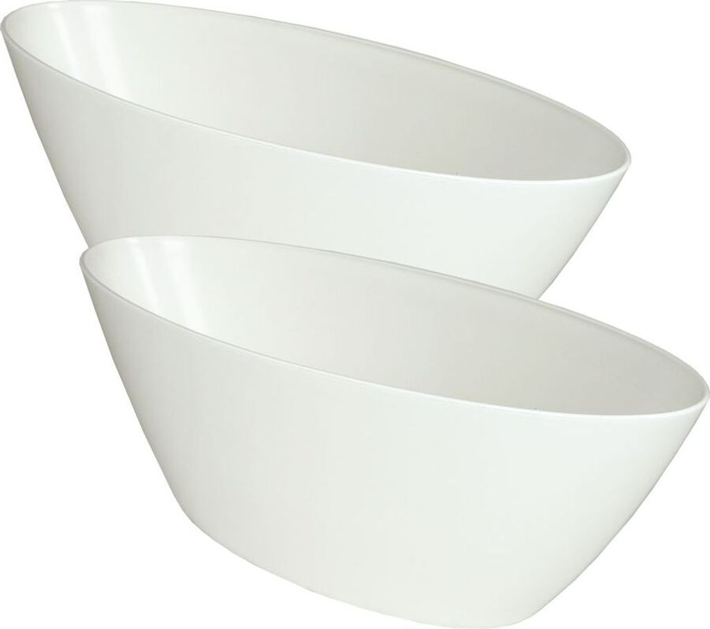MePla - 2 Stück - Orchideen-Schiffchen L 40 weiss Produktbild 