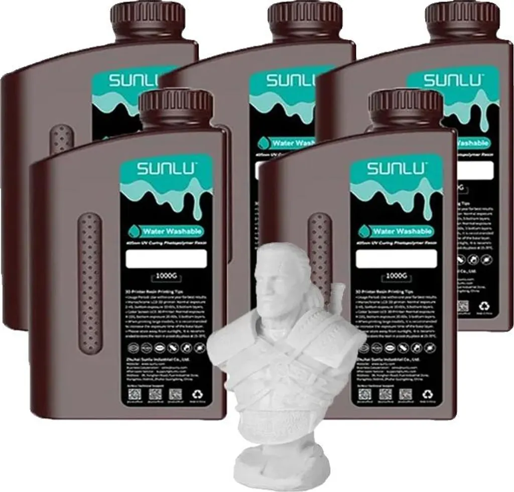Résine 3D Lavable à l'Eau sans Alcool - Résistance ABS GY Durable