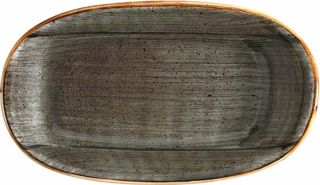 Aura Space Gourmet Platte oval 34x19cm - 6 Stück