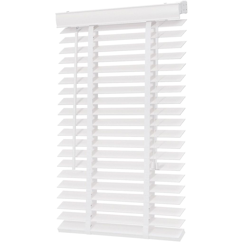 Żaluzja drewniana 50mm listwy białe 100x180cm Zdjęcie produktu 