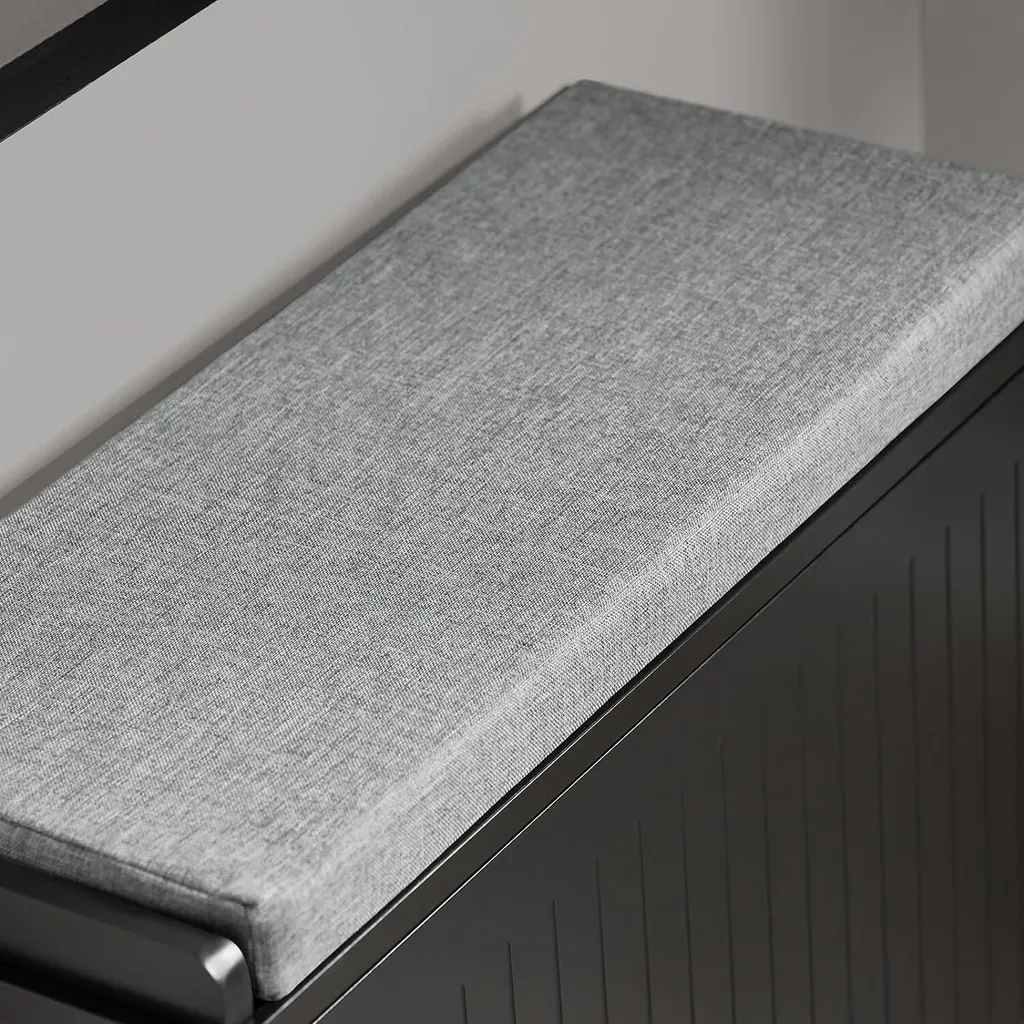 Scarpiera SoBuy Nera con Cuscino: Ordine e Comfort per Tutta la Famiglia - 6