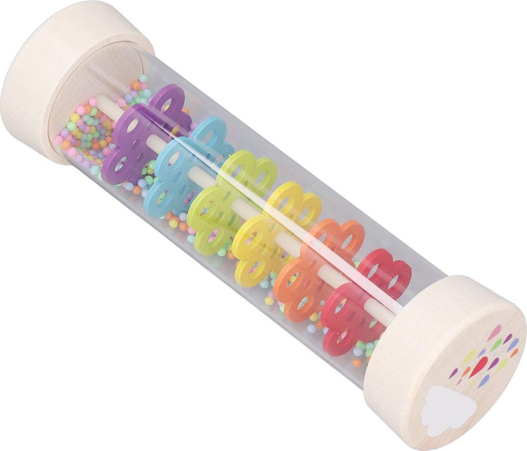 Rainmaker Regen Stick Spielzeug Holz bunt Musik Bildung Regen Stick Shaker für Home Kindergarten L