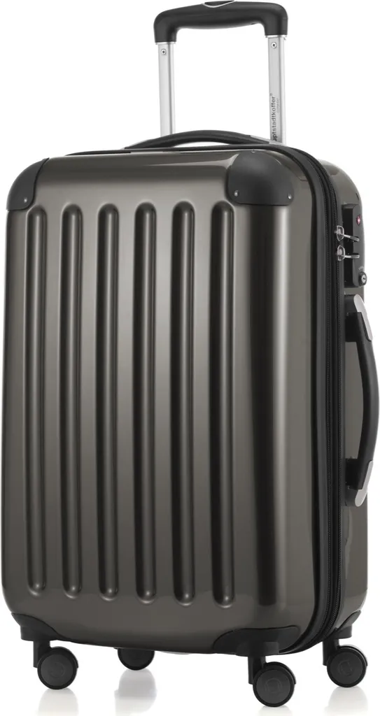 HAUPTSTADTKOFFER Alex Trolley Cabina Rigido 55cm - Valigia Grafite 42L