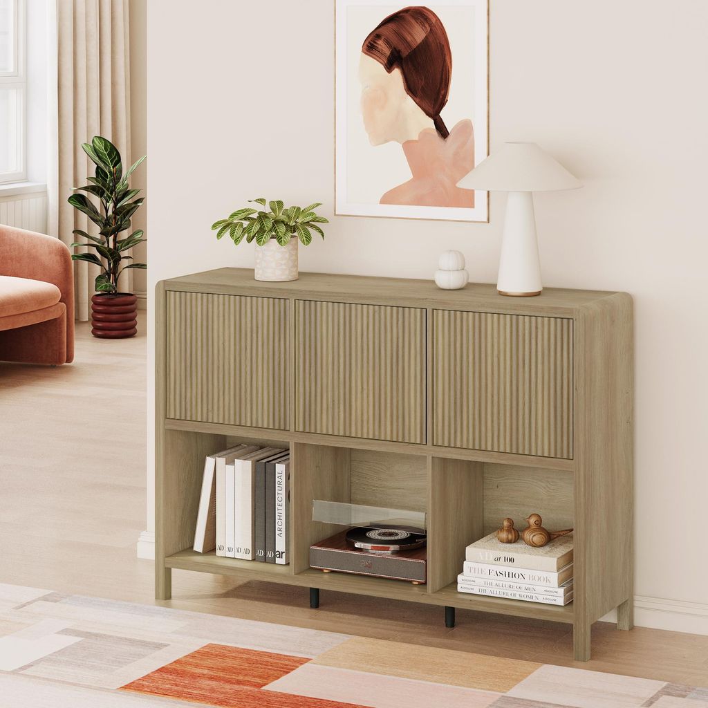 Sideboard 'Lukkodso' mit 3 Türen und 6 Fächern 77 x 110 x Produktbild 