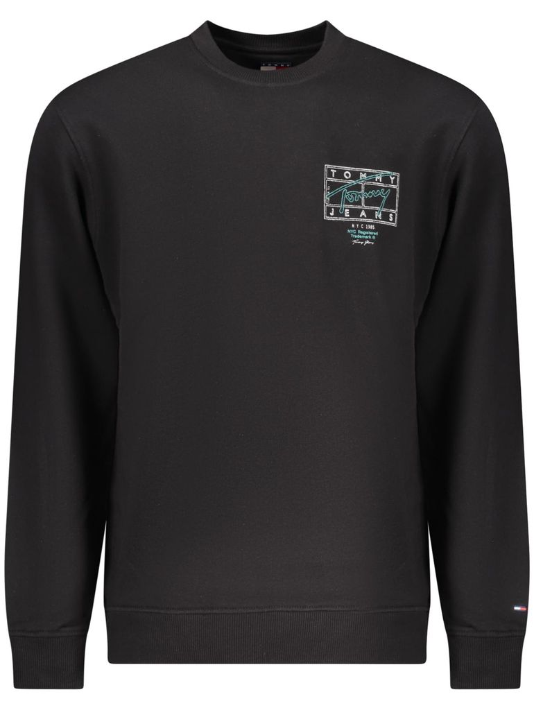 Tommy Hilfiger Felpa Senza Zip Uomo Nero Immagine del prodotto 