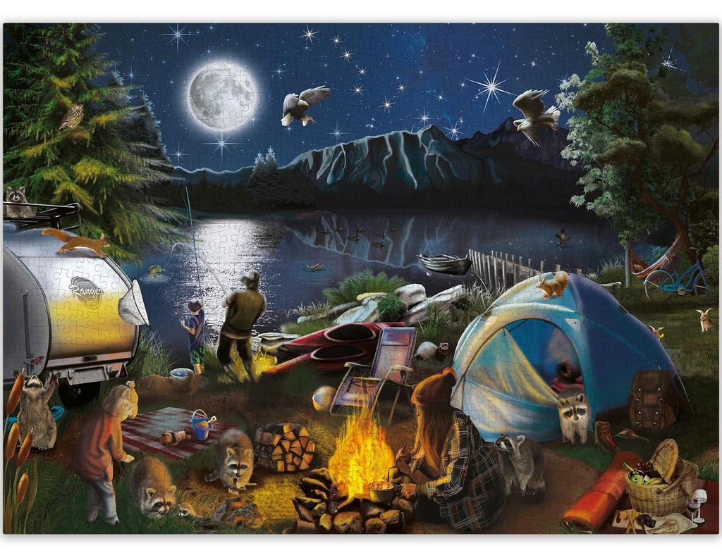 Puzzle Legespiel für Kinder und Erwachsene Bunte 1000 Teile 70x50 cm