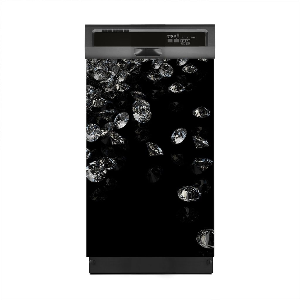 Magnete Dekorative 45x70 cm Küche Magnetmatte Spülmaschine - Diamanten Edelsteine