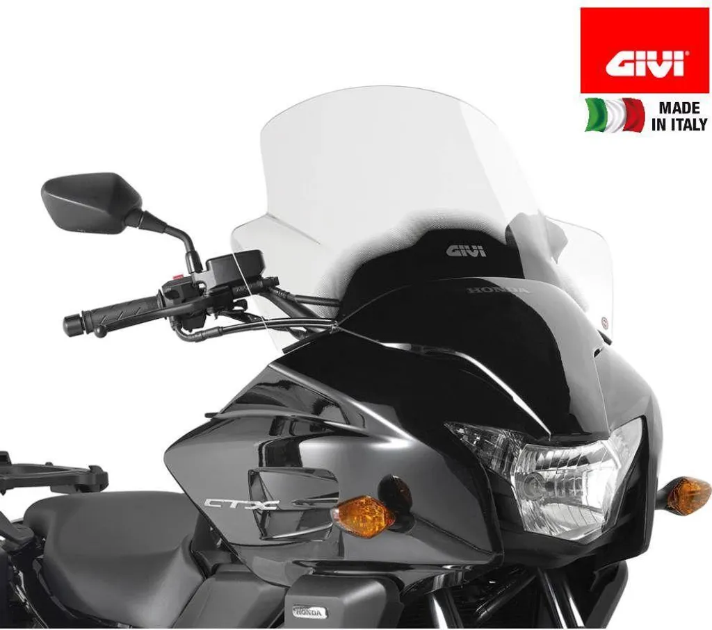 Réduire vent et turbulences avec la bulle Givi D1133ST pour Honda CTX