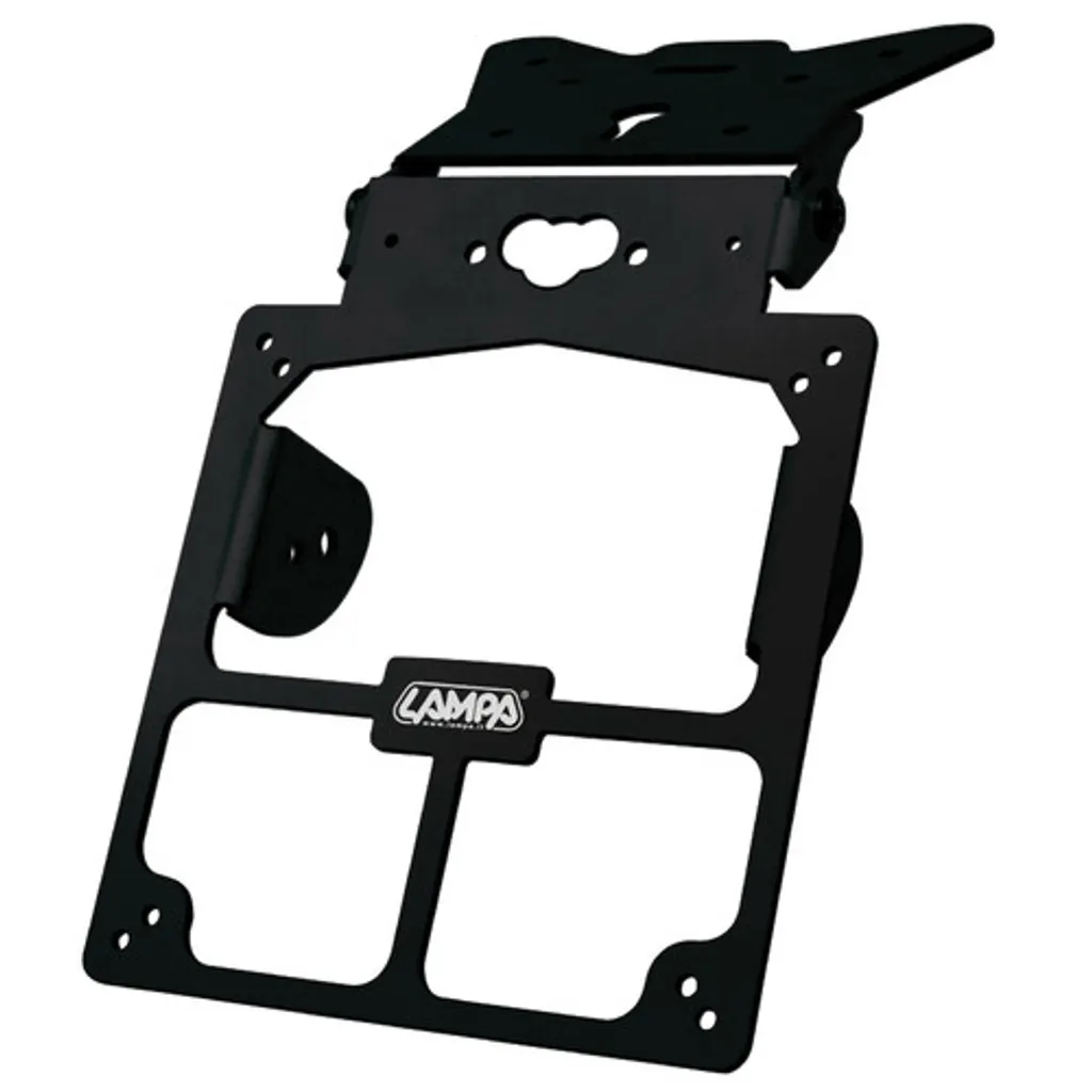 Support de plaque d'immatriculation noir Lampa Xtreme spécial tuning