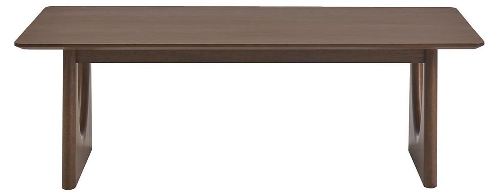 Miliboo - Rechteckiger Design-Couchtisch aus dunklem Produktbild 
