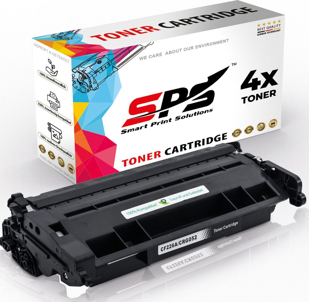 4x Kompatibel Canon 052 Toner Schwarz für Canon iSENSYS LBP215dw