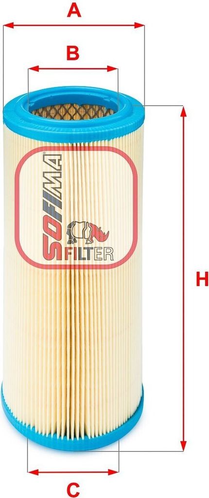 Luftfilter SOFIMA S 7367 A für FIAT Doblo Cargo (223) Produktbild 