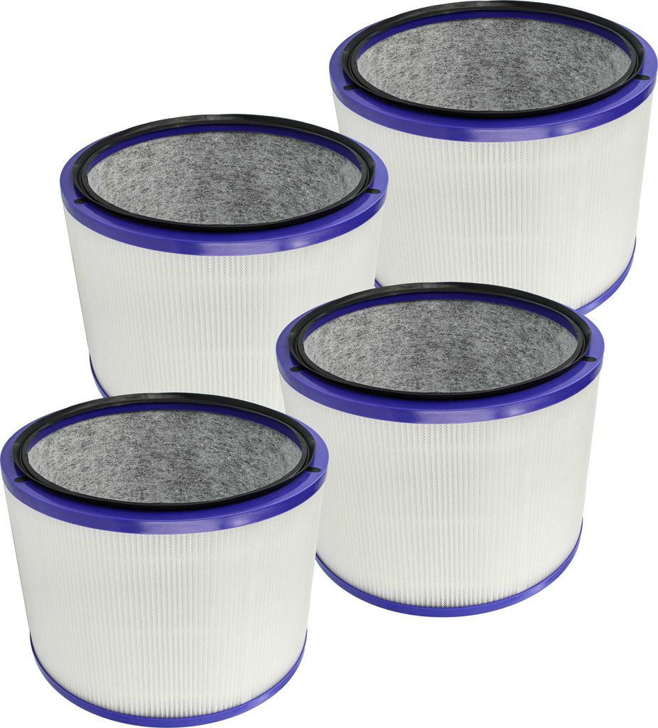vhbw 4x HEPA Filter kompatibel mit Dyson Pure Cool Link HP03, DP02, DP01, DP03, HP00, HP01, HP02 Luftreiniger - Ersatz-Filter