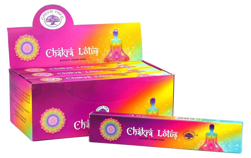 Räucherstäbchen Green Tree "Chakra Lotus" 15gr. Produktbild 