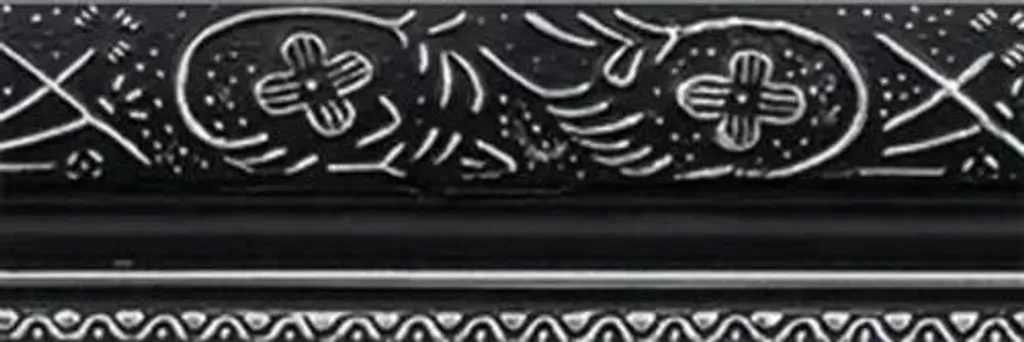 Cornice Walther Barock 30x40 CR040B Legno Nero Argento per Foto Arte - 11