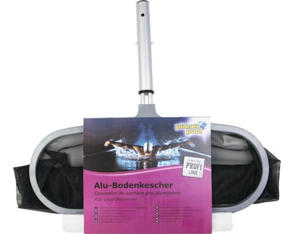 Profi Bodenkescher silber/schwarz