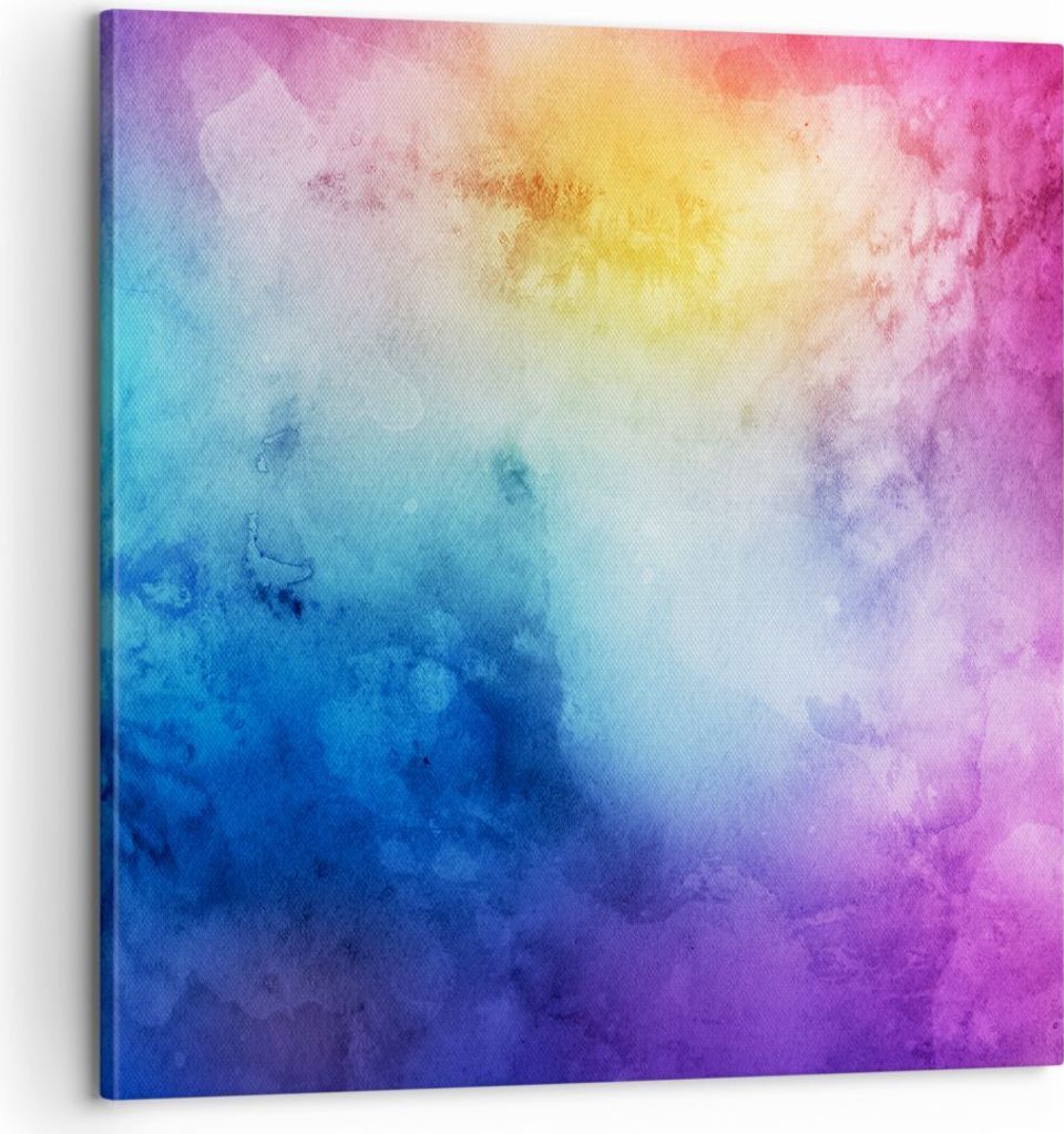 Bild auf Leinwand - Leinwandbild - Abstraktion modern - 60x60cm - Wand Bild - Wanddeko - Wandbilder - Leinwanddruck - Bilder - Kunstdruck - Wanddek...