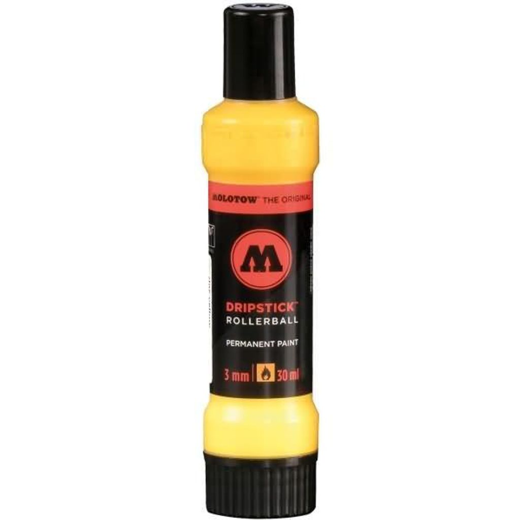 Molotow Dripstick Rollerball PP 3mm 30ml, zinkgelb, Squeeze Bottle