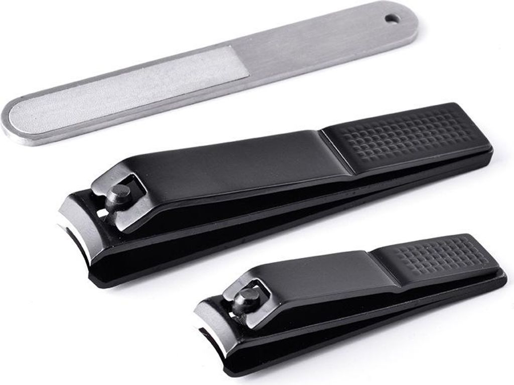 INF Nagelknipser Set Edelstahl - Maniküre Pediküre Set für Reise und Zuhause