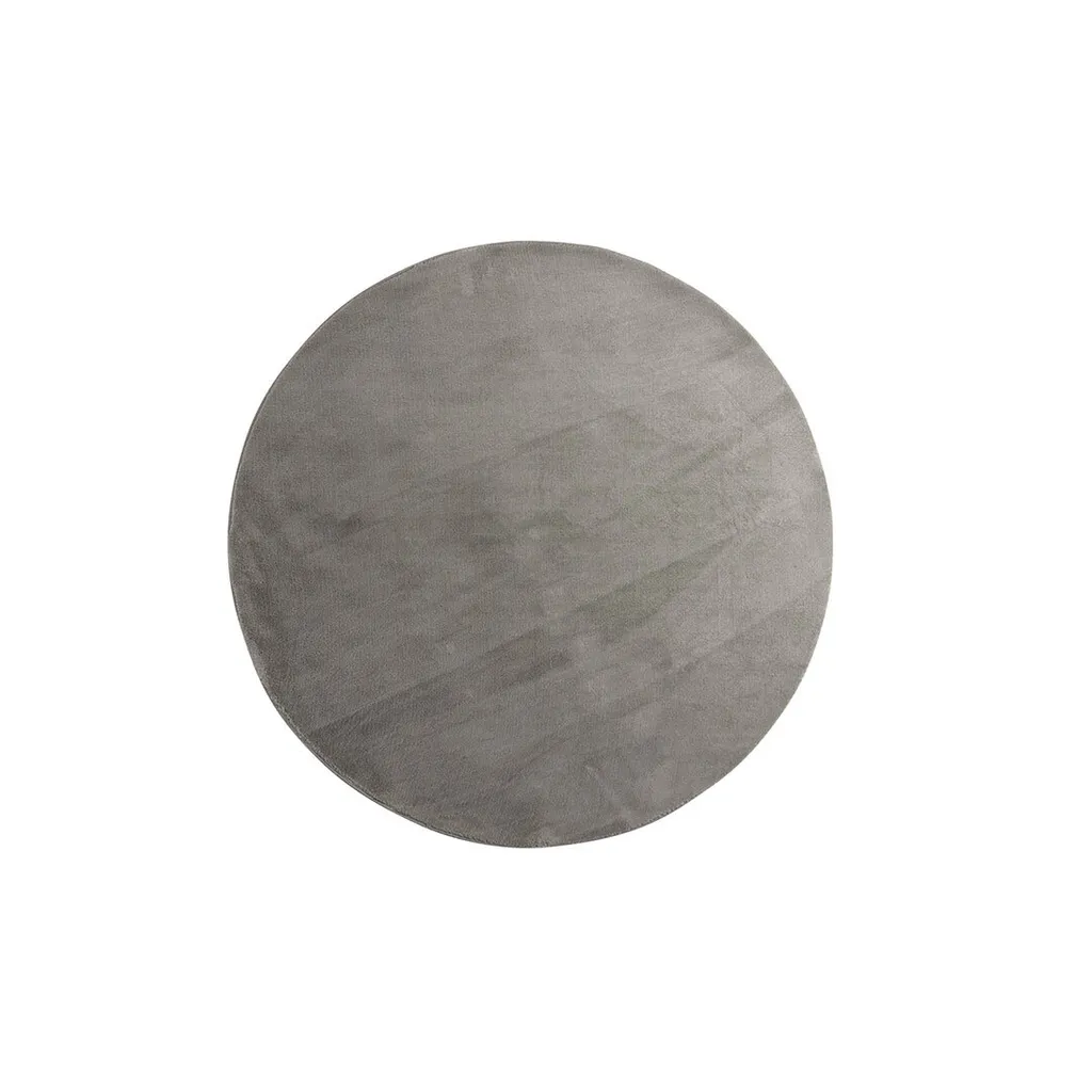 Blanca tapis rond Ø200cm gris clair - Tapis de salon moderne et doux