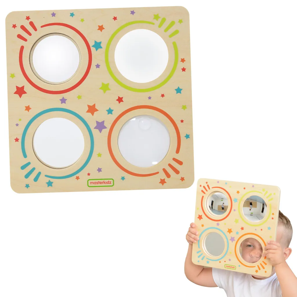 Masterkidz Miroir Sensoriel Montessori Mural, Lentilles Incurvées