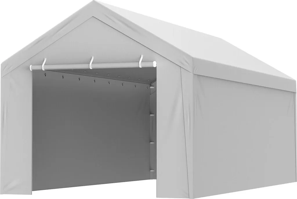 Protection garage extérieur 3x6 m toile de rechange étanche blanche