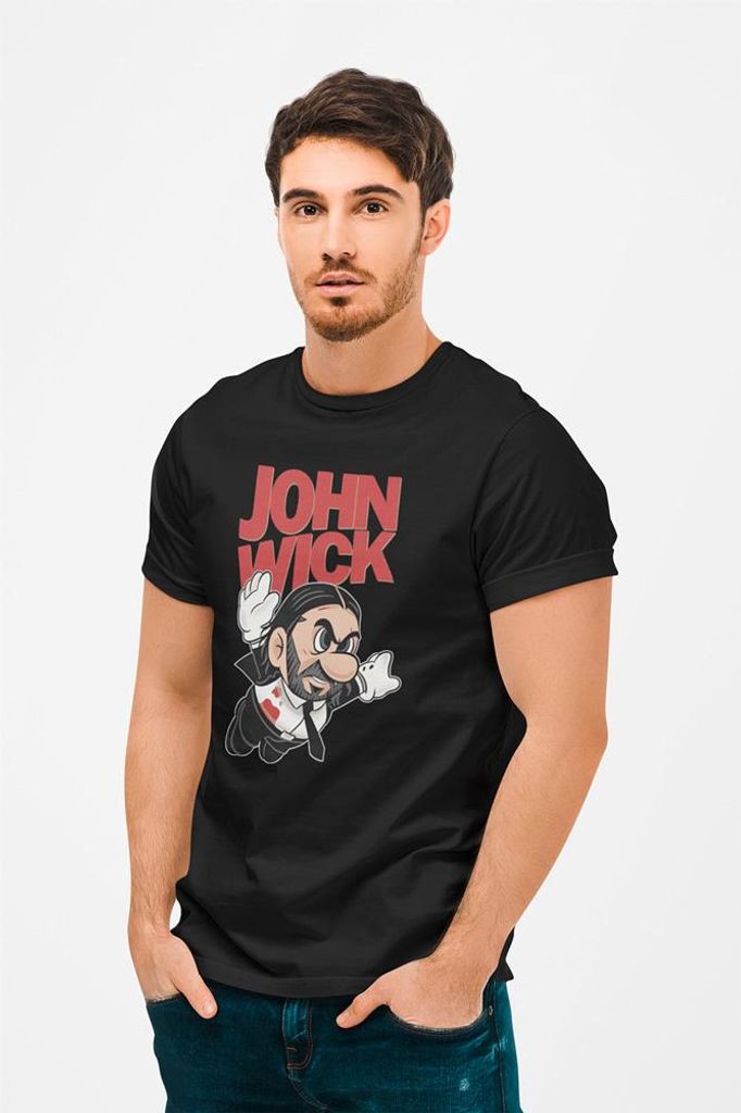 D&B Uni Polo MO00027_JohnWick_Schwarz-Größe 5XL