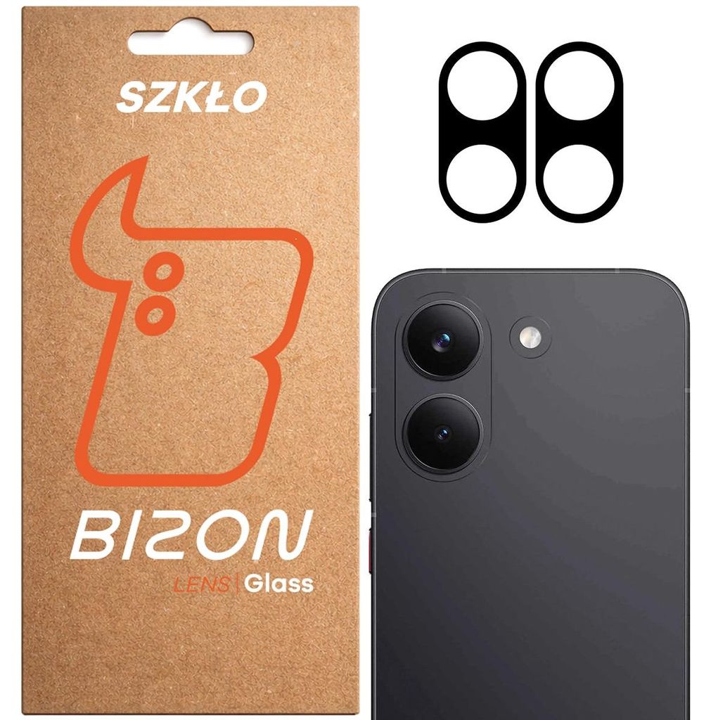 2x Gehärtetes Glas für die Kamera für Xiaomi POCO X8 Pro, Bizon Glass Lens