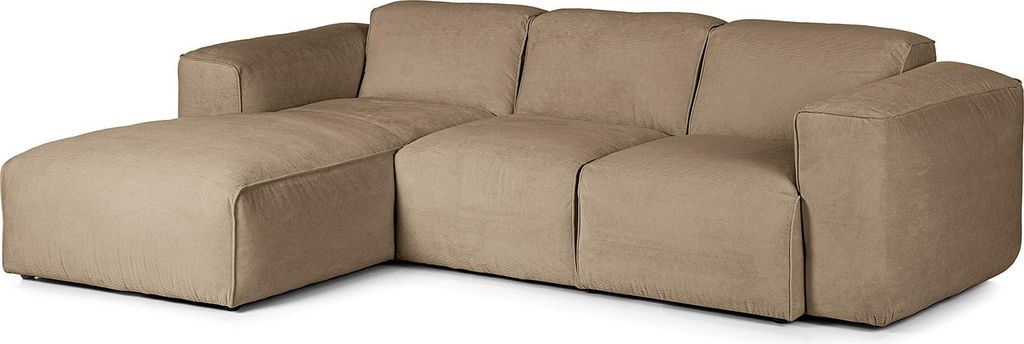 3-SITZER ECKSOFA mit Longchair