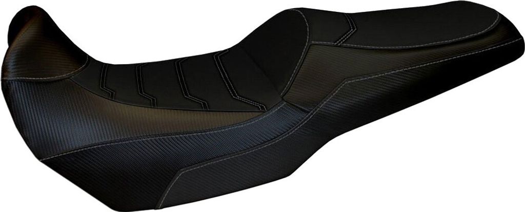 Sitzbezug Malay Total Black Comfort 4GR für KAWASAKI versys 1000