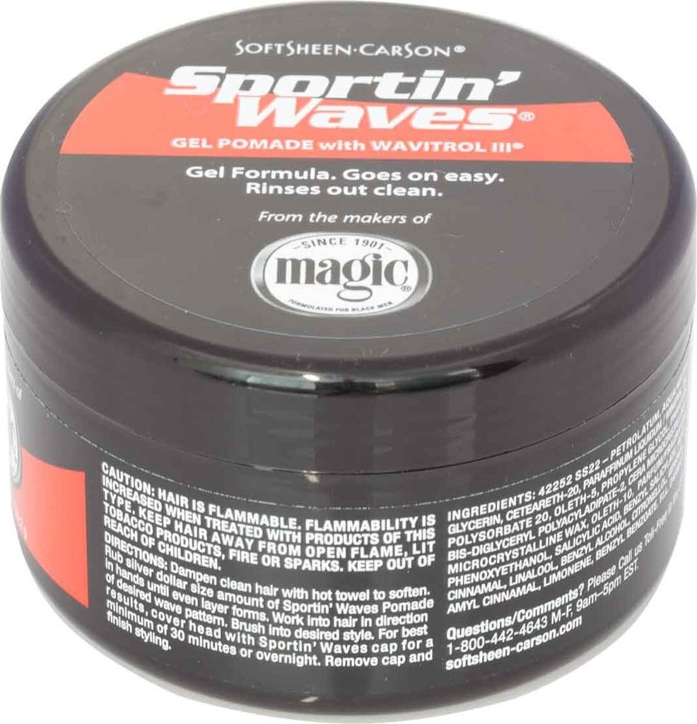 Sportin' Waves Magic Gel Pomade with Wavitrol III (black) Produktbild 