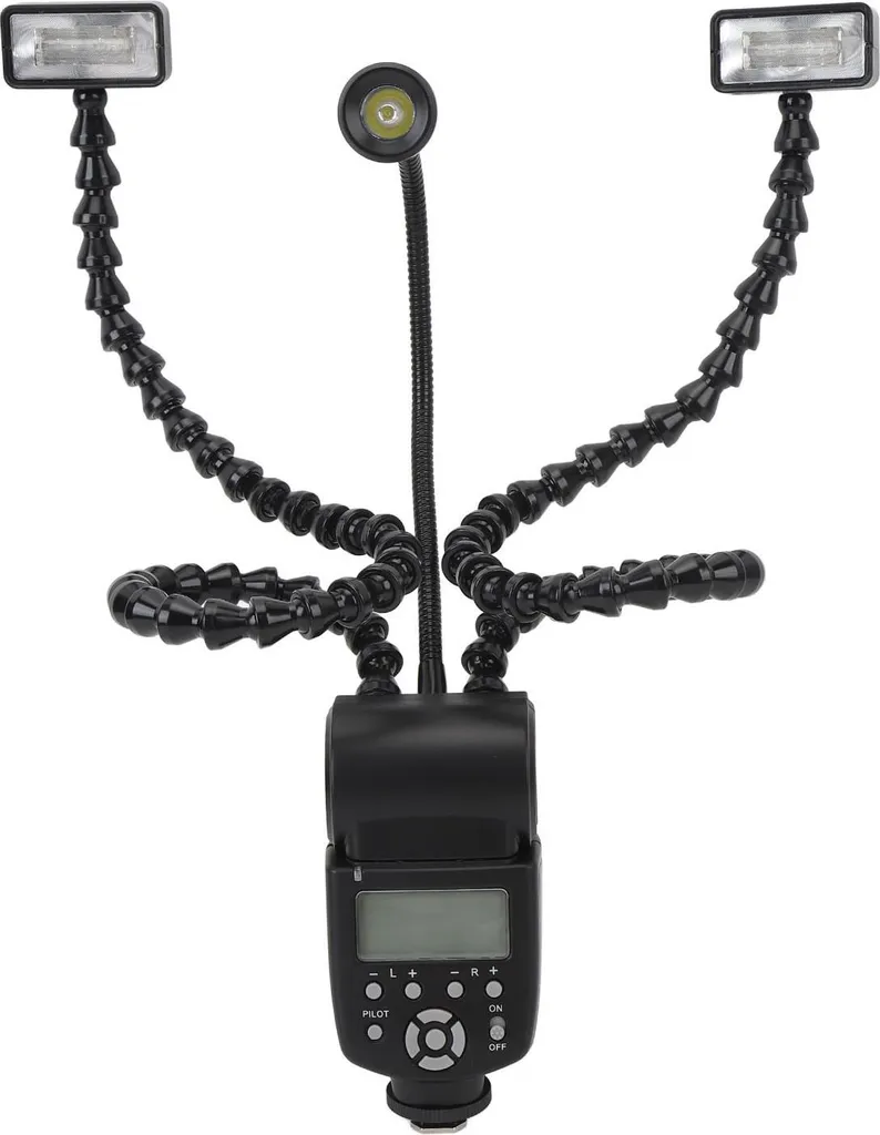 Lampe macro K-808 multifonction avec 3 têtes d'éclairage polyvalentes - 3