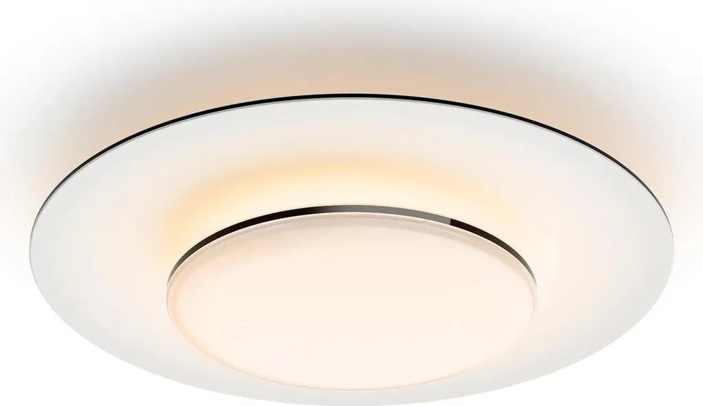 Plafoniera LED Philips Garnet 30W Nera - Luce Calda 27K EyeComfort