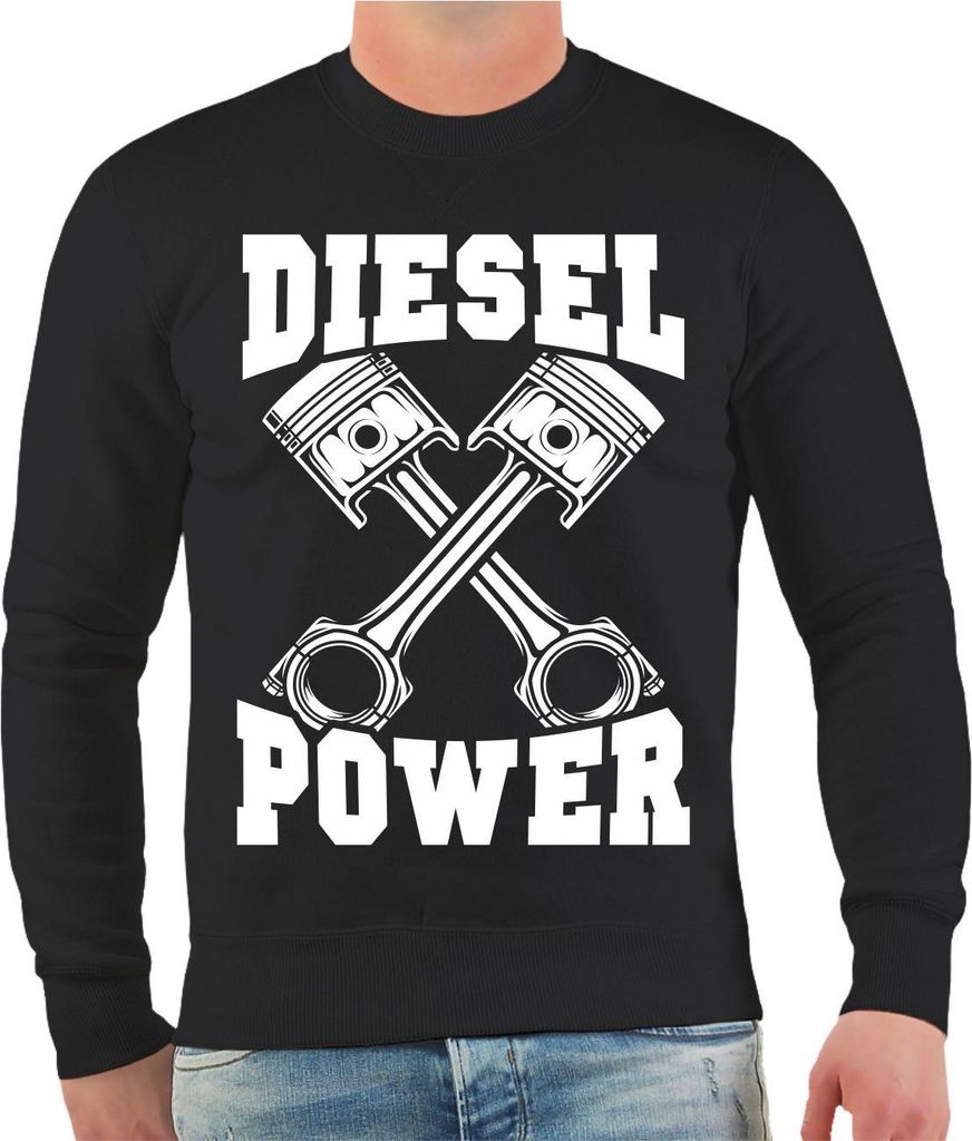 Herren Sweatshirt Diesel Power