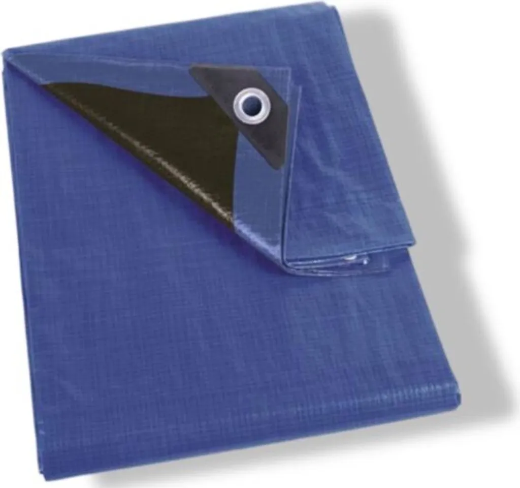 Bâche indéchirable 5x5 mètres avec oeillets - Protection grand format - 5