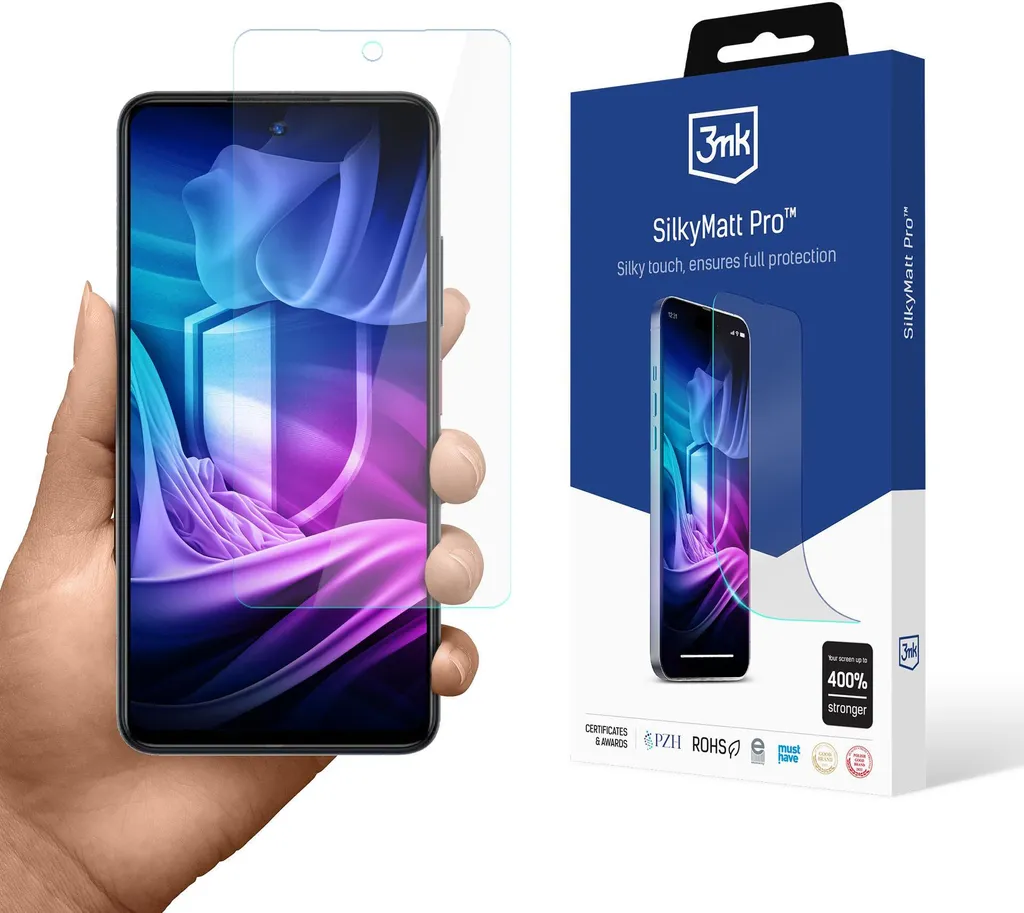 Pellicola 3mk SilkyMatt Pro per ZTE Blade V60 Smart | Protezione Opaca