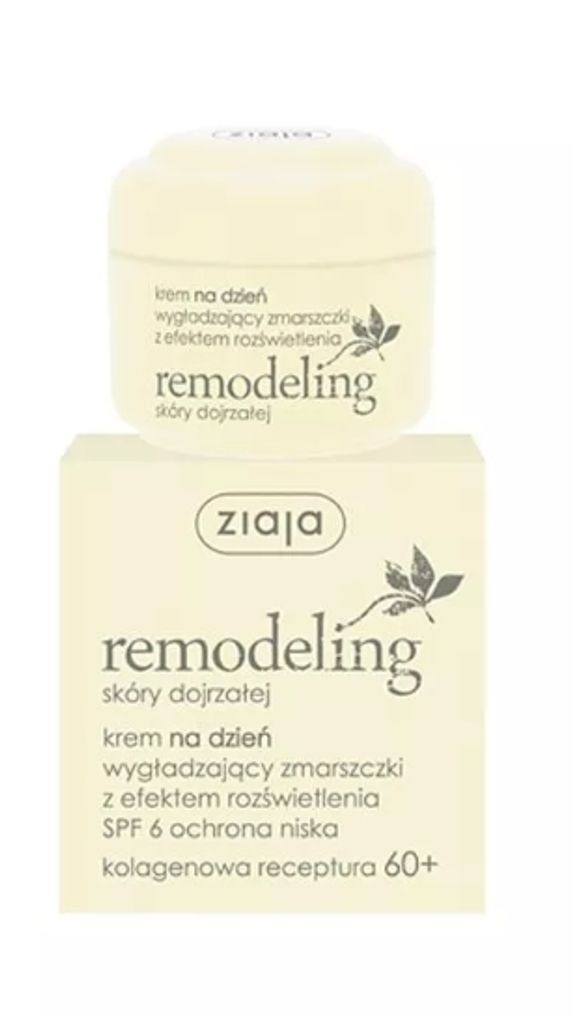 Creme anti-rughe Ziaja Remodeling 60+ - Leviga e nutre Immagine del prodotto 