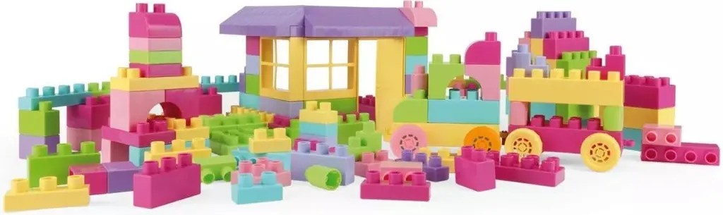 Briques de construction 132 pièces avec boîte - Fini les jouets perdus