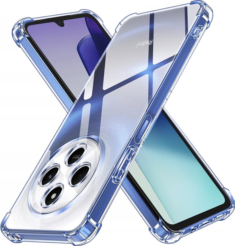 Techsuit Shockproof Back Cover Hülle für Xiaomi Redmi 14C - Transparent