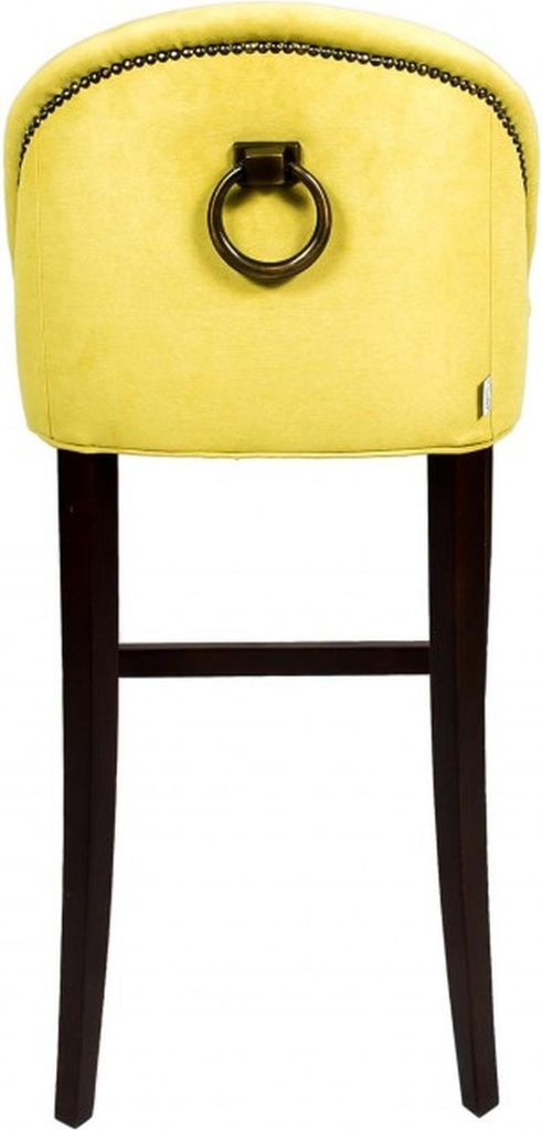 Design Bar Chair Chesterfield Sessel Stuhl Hocker Bar Tresen Textil Barhocker