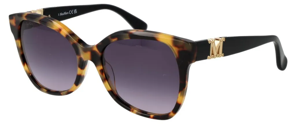 Lunettes de soleil Max Mara Emme3 MM0014 56B Havana Taille 56 Luxe
