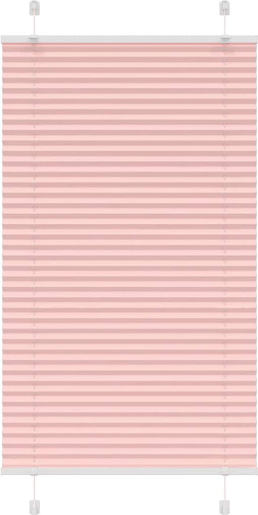 Plissee Rosa 75x100 cm Stoffbreite 74,4 cm Polyester