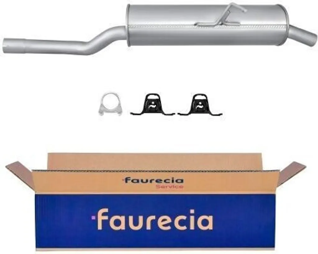 Silencieux arrière HELLA 8LD 366 026-981 pour BMW Série 3 E46 OE 1712927